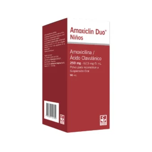 AMOXICLIN DUO AMOXICILINA ACIDO CLAVULANICO 250/62.5 MG X 90 ML SIEGFRIED