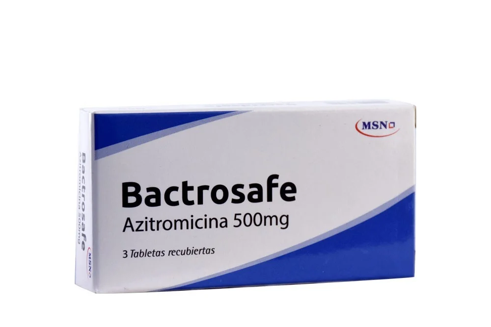 AZITROMICINA BACTROSAFE 500 MG X 3 TAB MSN
