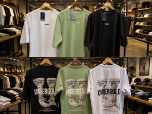 Camiseta Undergold Oversize Graphic – Colección Ántele / Columnas