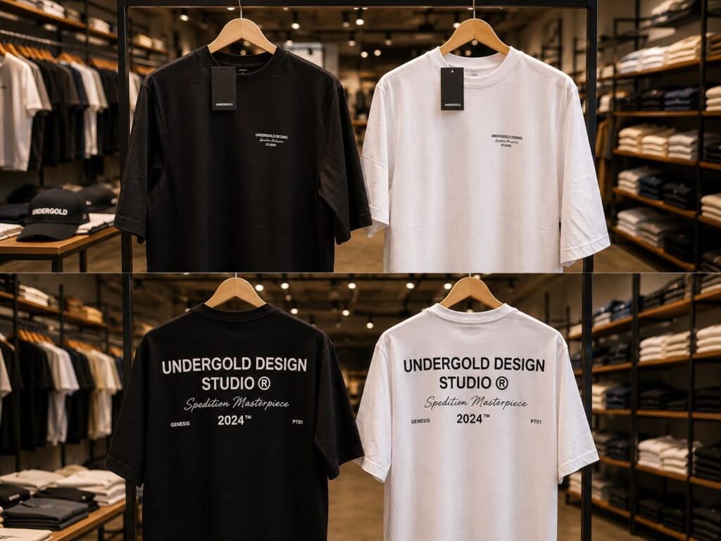 Camiseta Undergold Oversize Graphic – Design Studio / Masterpiece