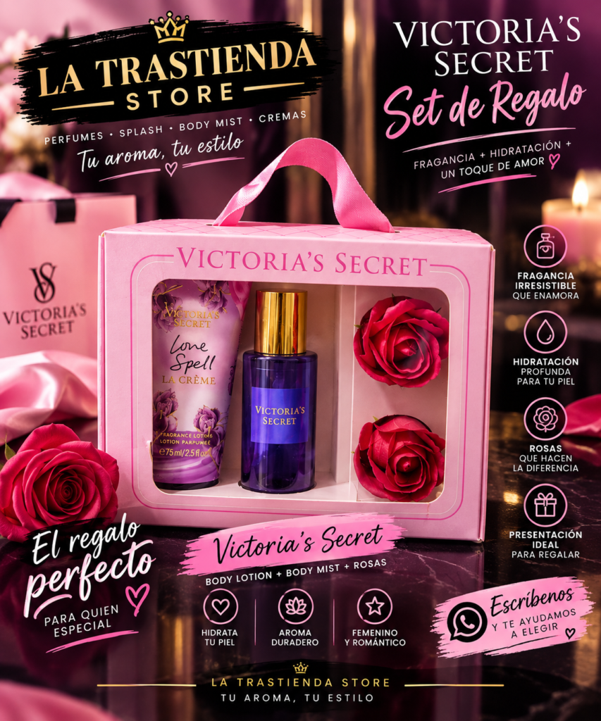Estuche Victoria’s Secret con jabón artesanal